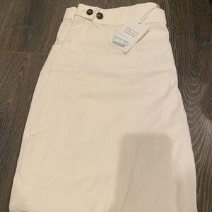 Everlane Cream Barrel Pants